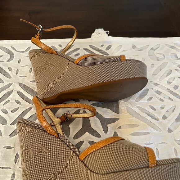 Vintage Prada wedge sandals - Picture 9 of 12